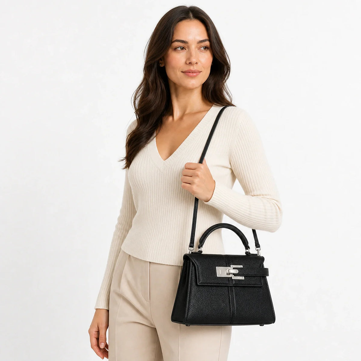 Mini Bag in Leather - Rosalie