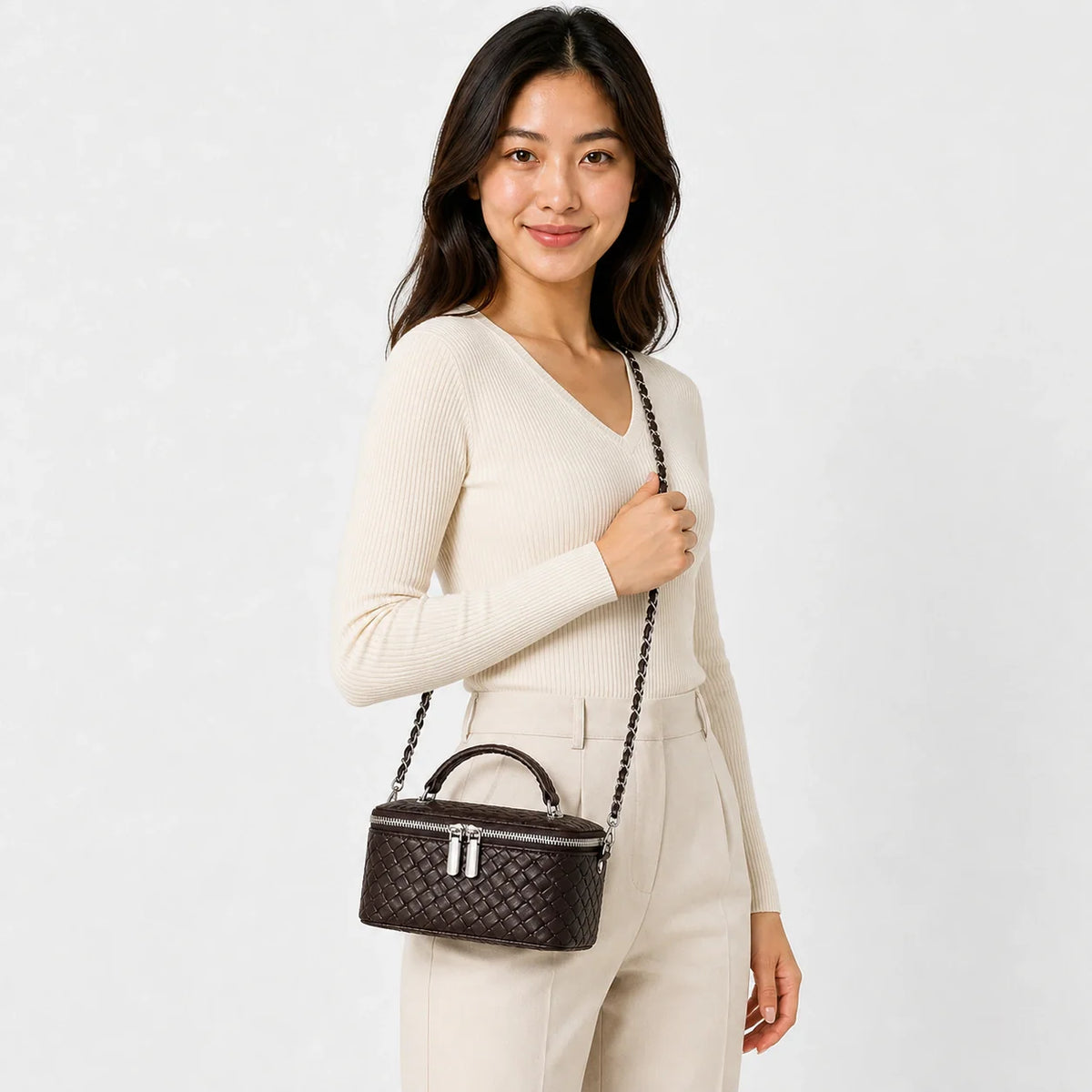 Mini Bag in Leather - Ninon