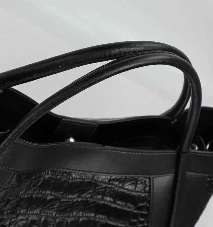 Chloe Croco Medium Leather Bag