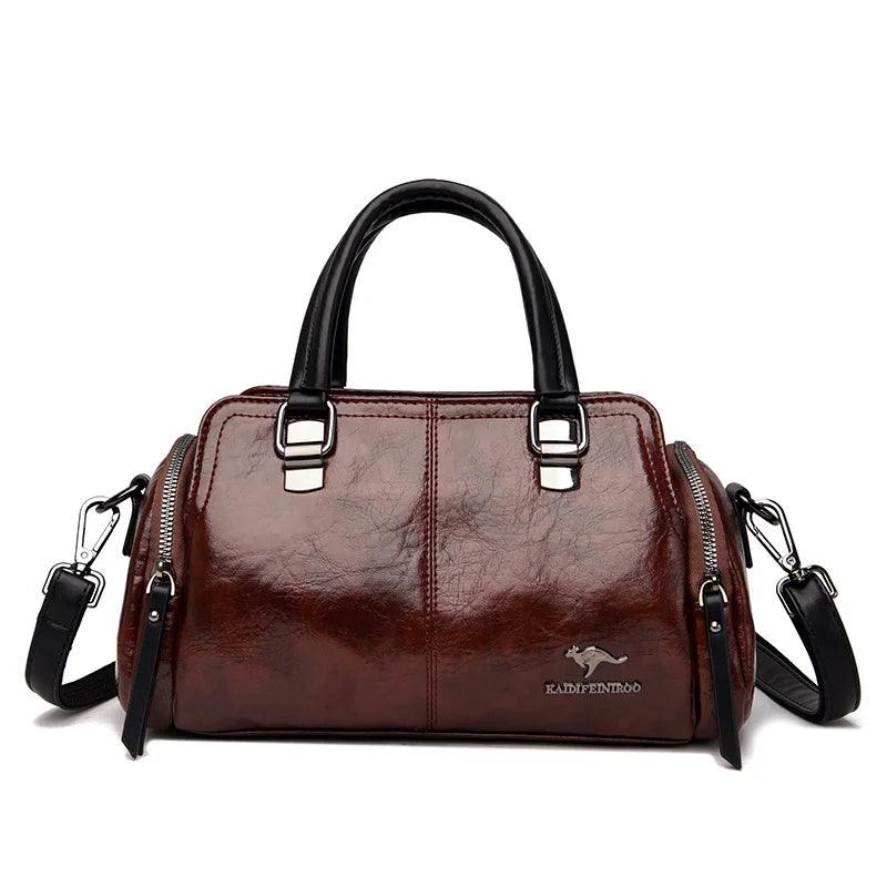 Leather Bag - Jade