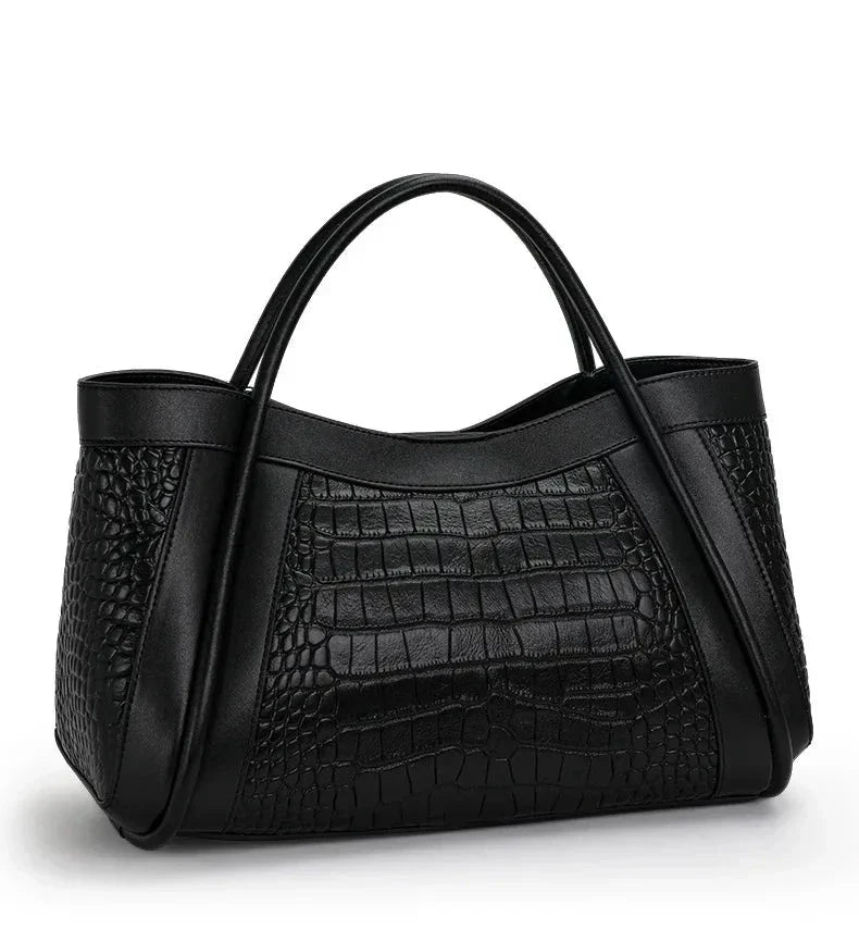 Chloe Croco Medium Leather Bag
