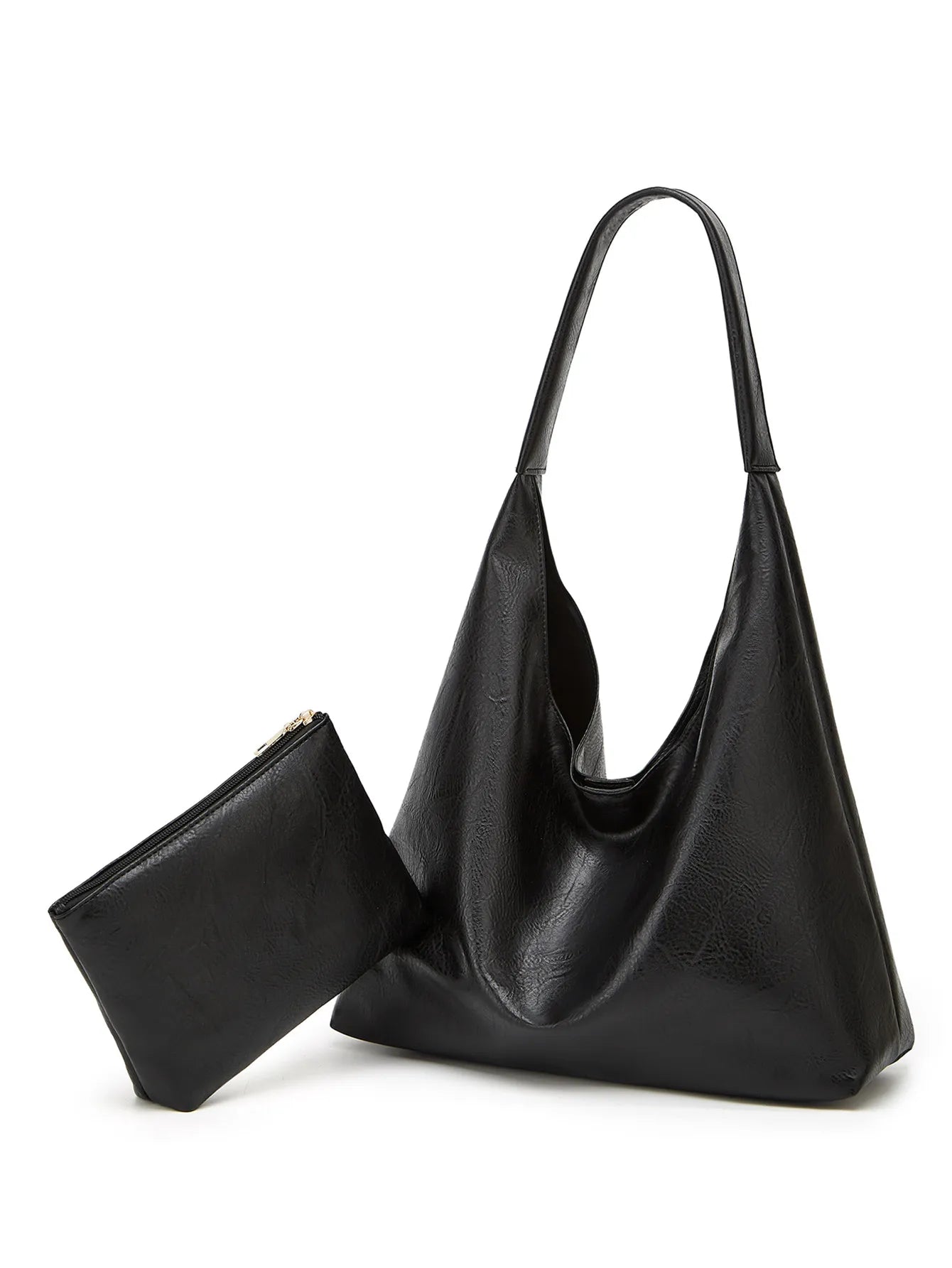 Leather Messenger Bag + Leather Wallet - Manz