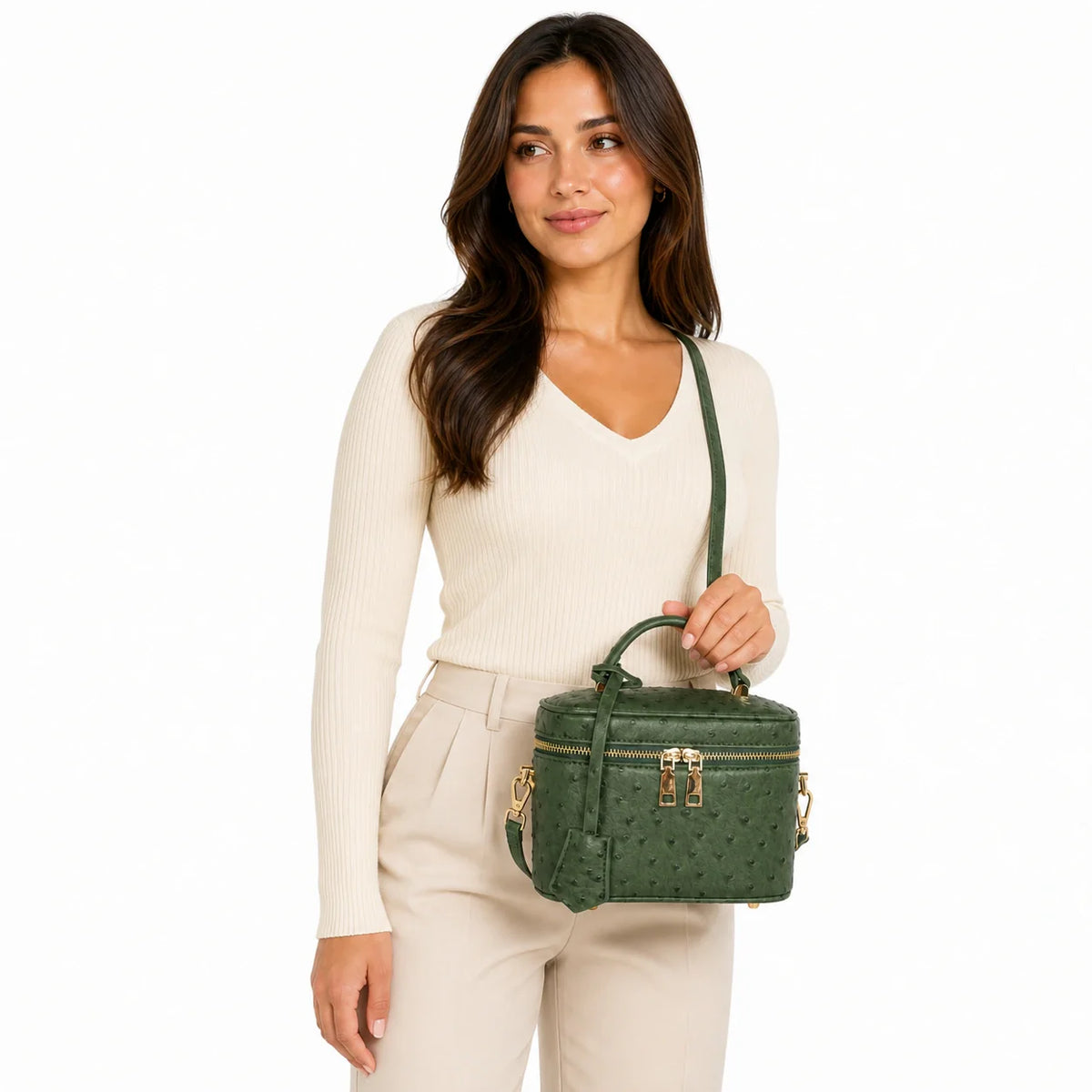 Mini Bag in Leather - Oceane