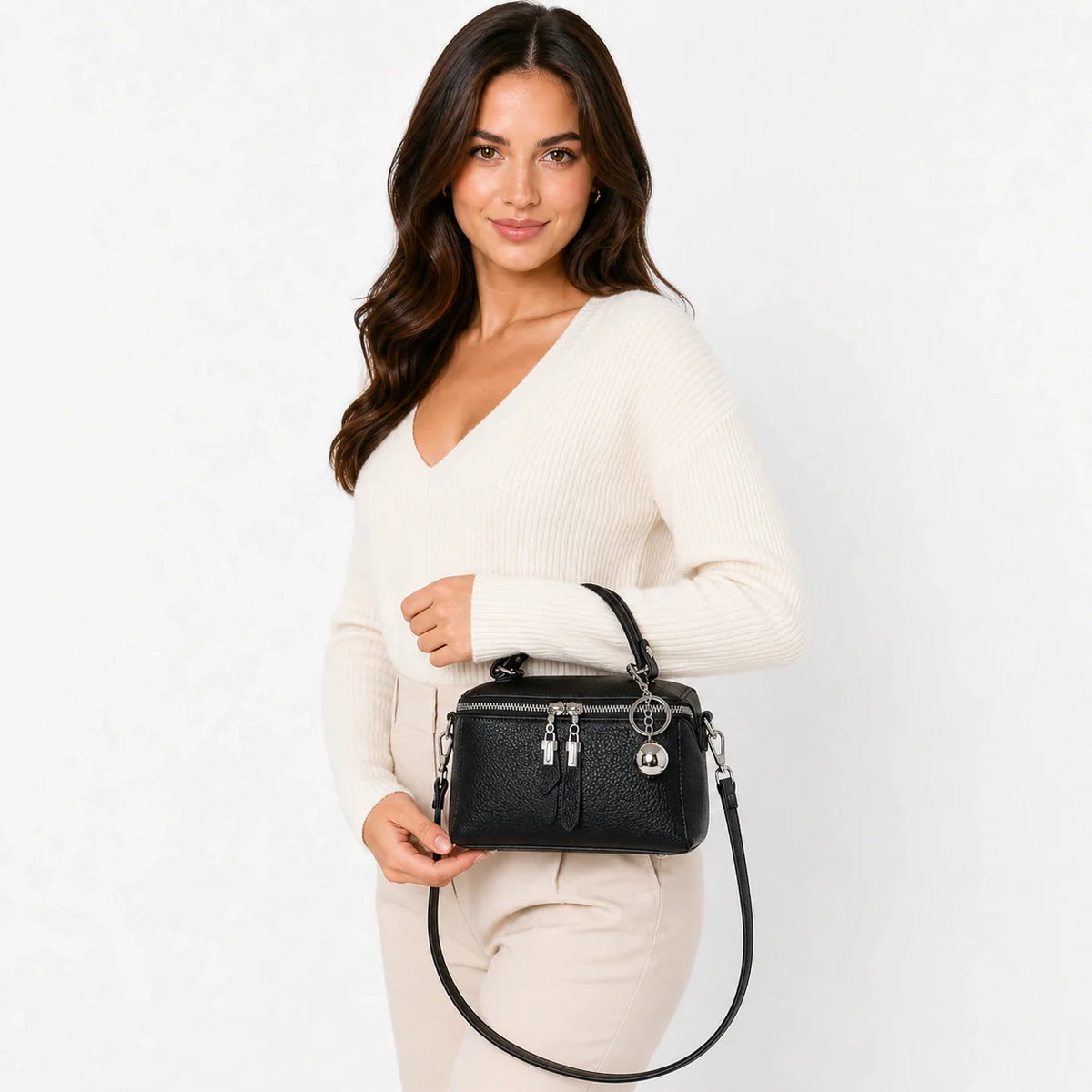Mini Bag in Leather - Talia