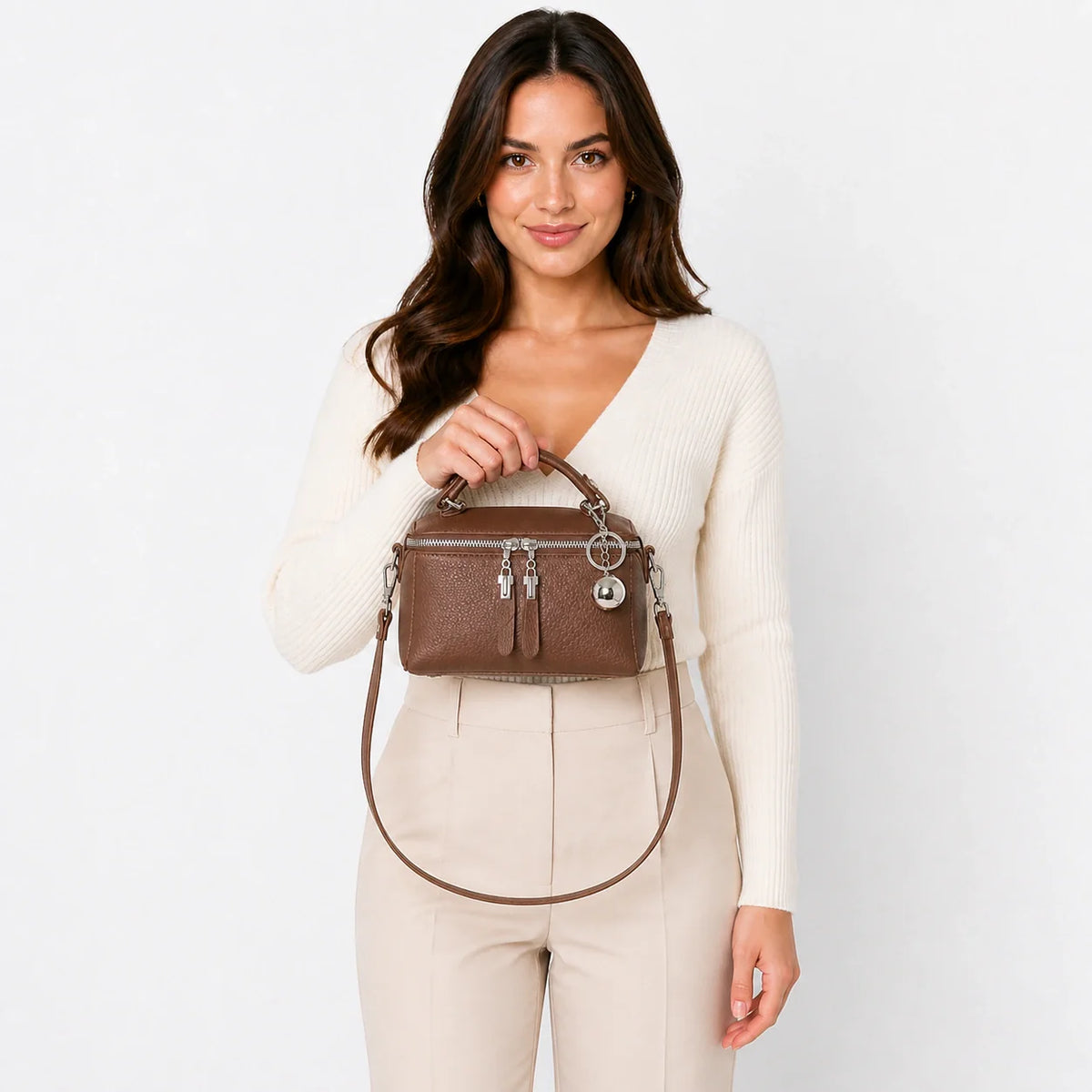 Mini Bag in Leather - Talia