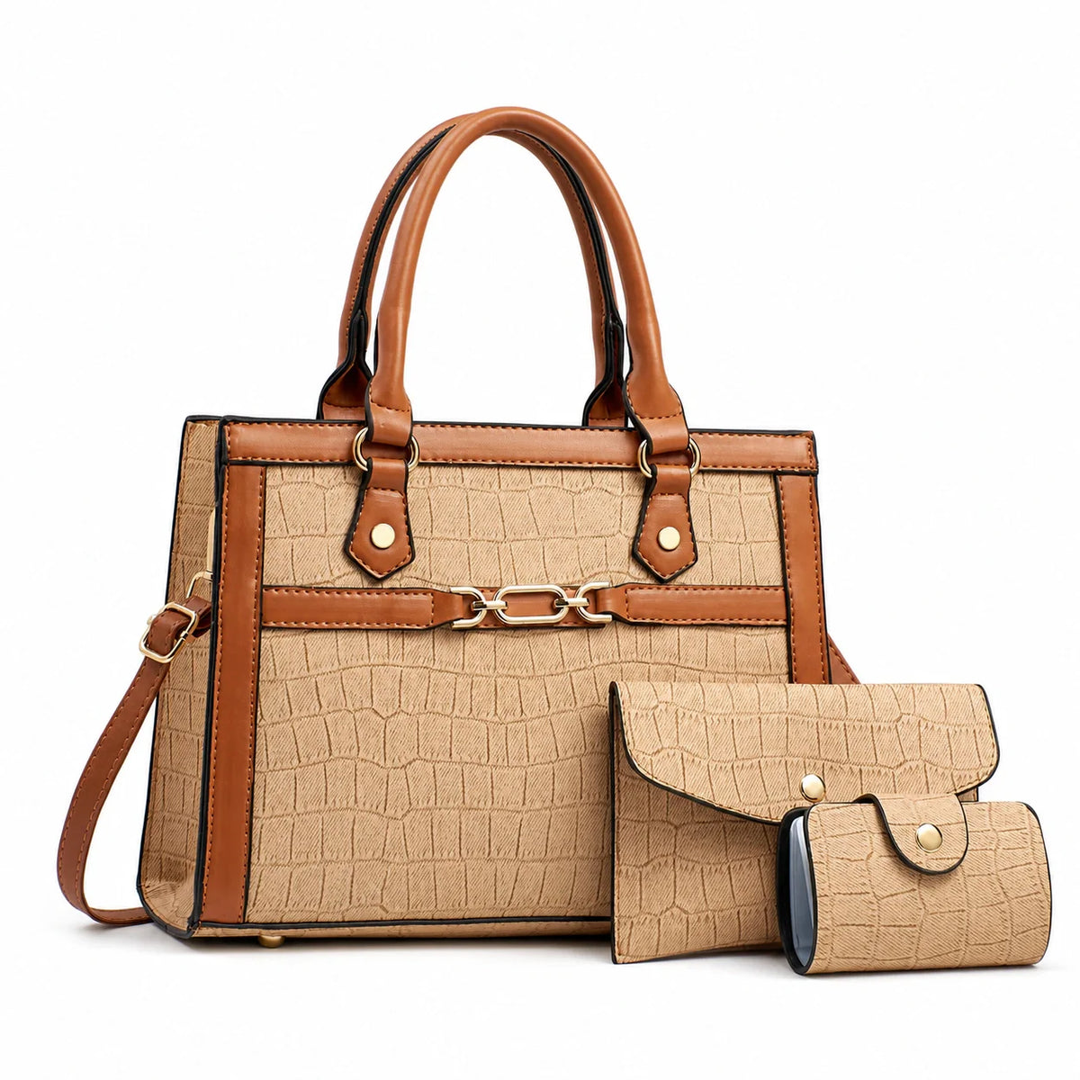 Leather Tote Set - Vela
