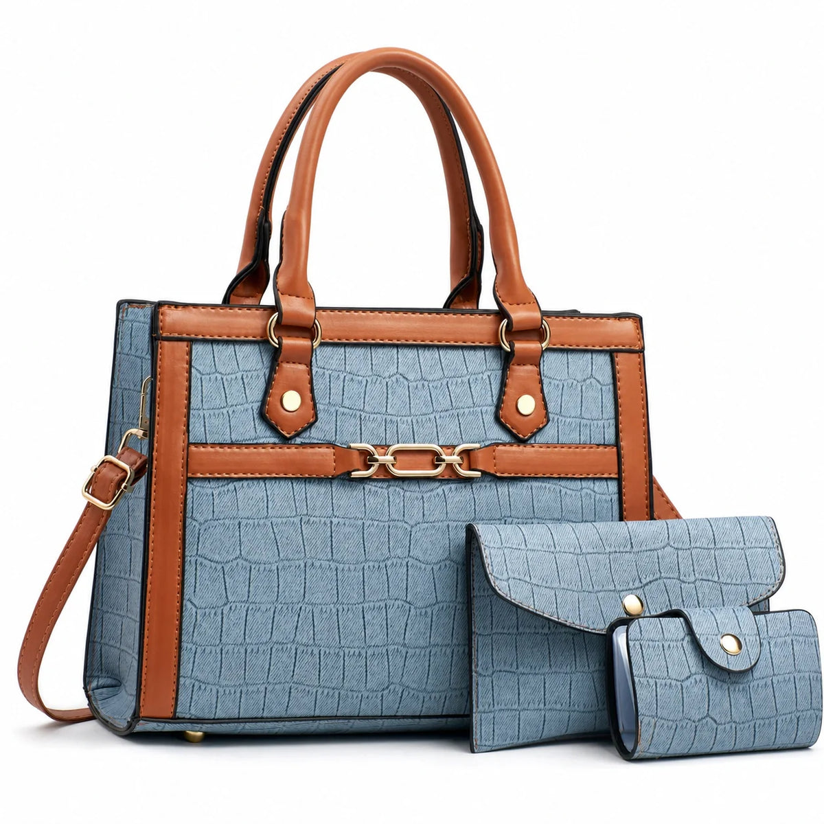 Leather Tote Set - Vela