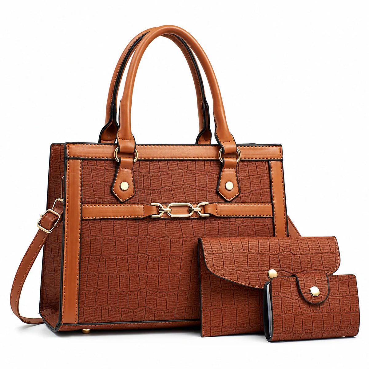 Leather Tote Set - Vela