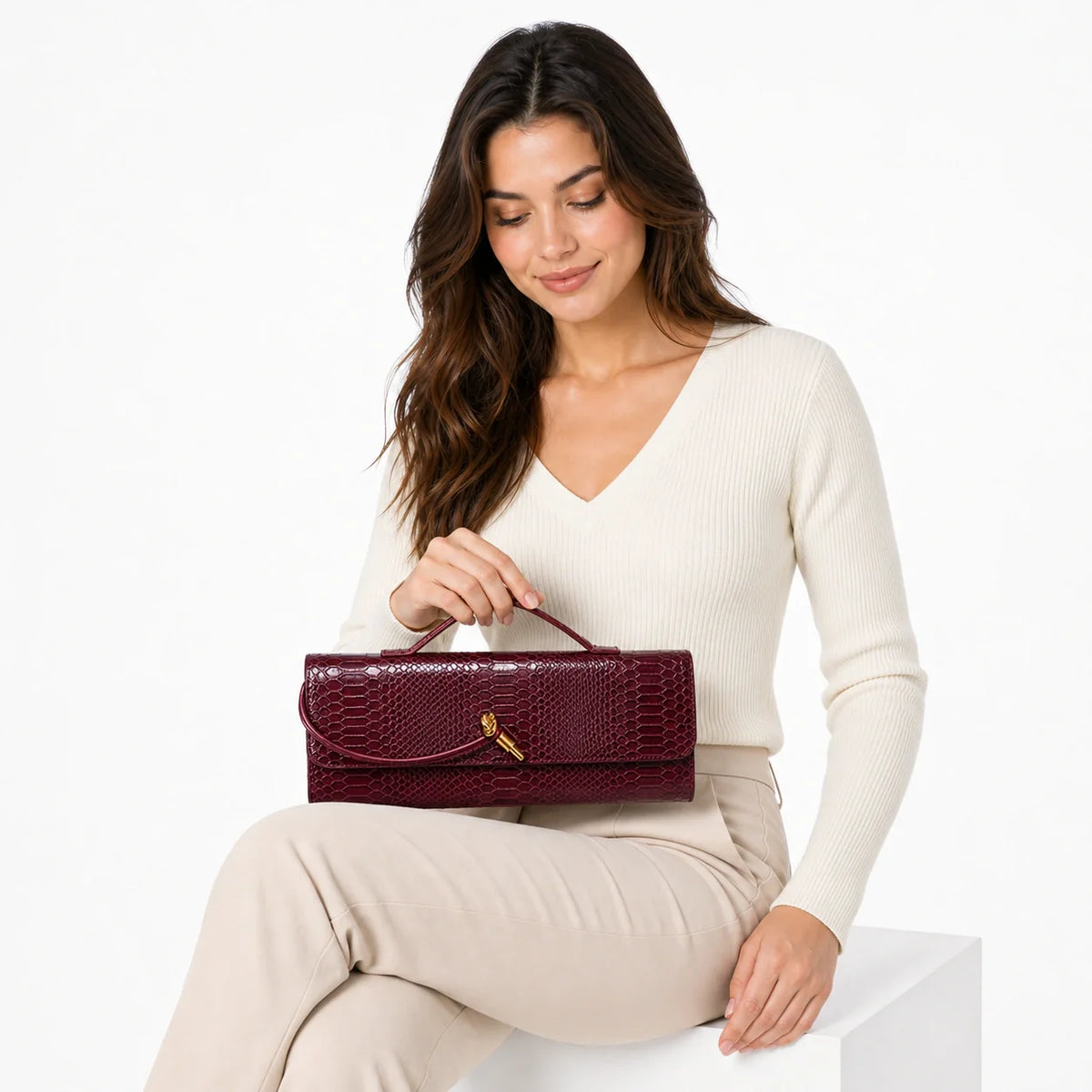 Mini Bag in Leather - Manon