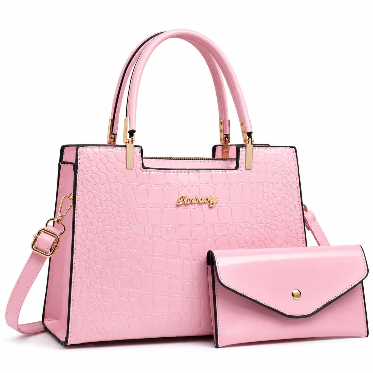 Leather Handbag and Wallet Set - Aura
