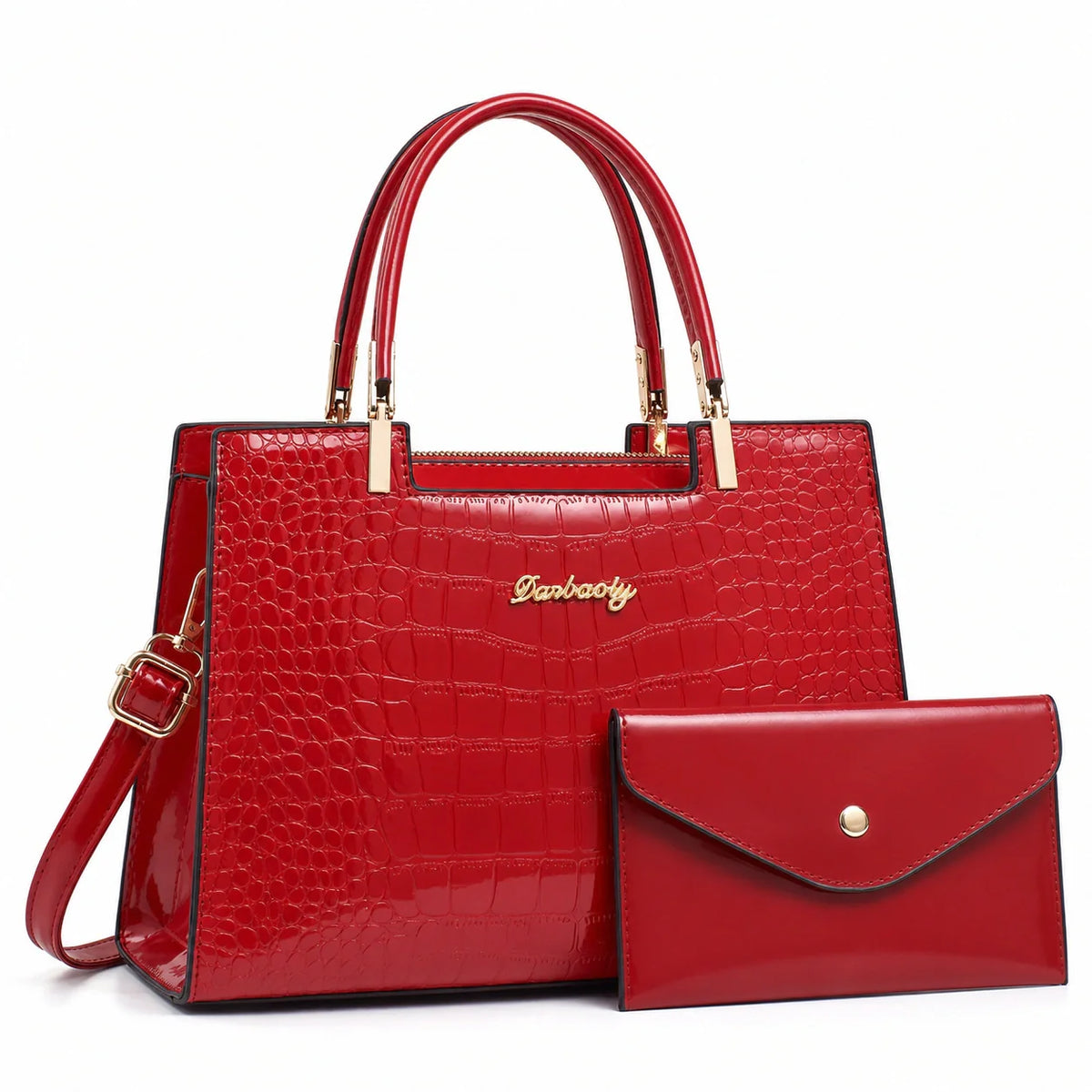Leather Handbag and Wallet Set - Aura