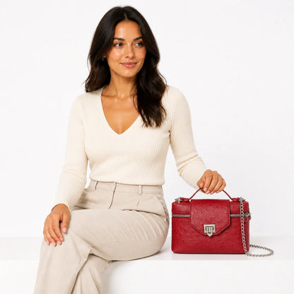 Mini Bag in Leather - Lucie