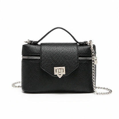 Mini Bag in Leather - Fleur