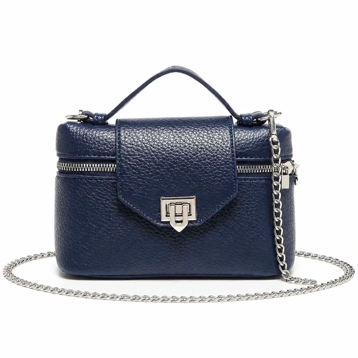 Mini Bag in Leather - Fleur