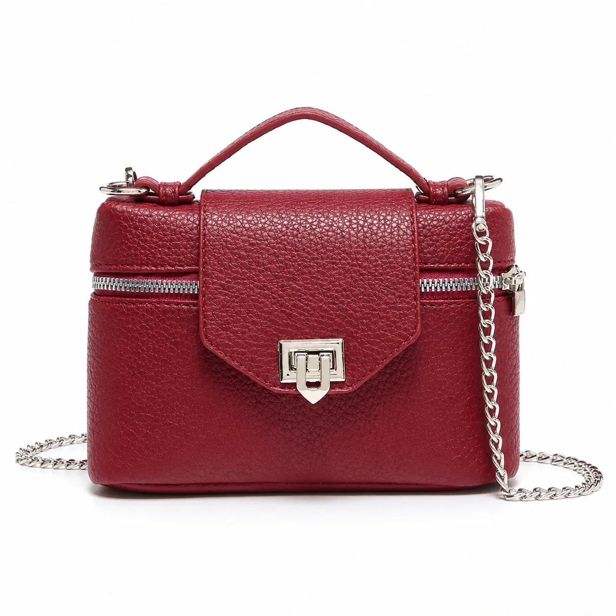 Mini Bag in Leather - Fleur