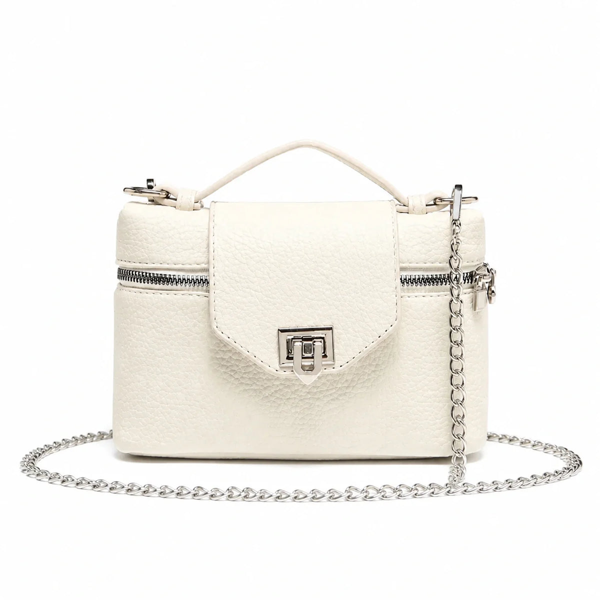 Mini Bag in Leather - Fleur