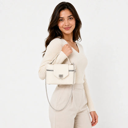 Mini Bag in Leather - Fleur