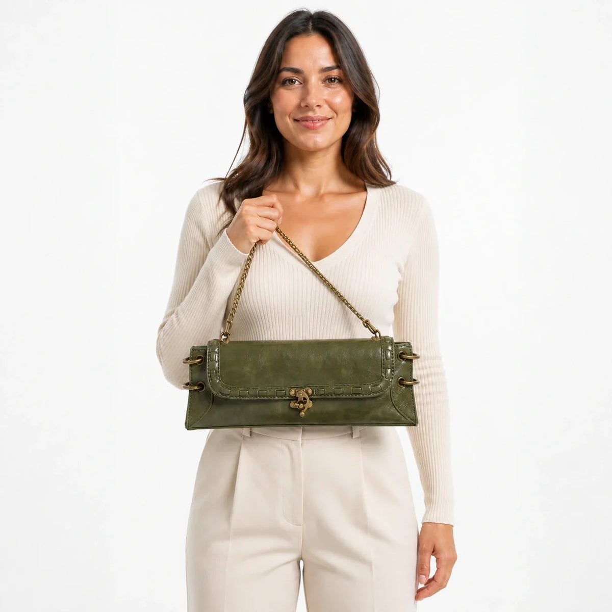 Mini Bag in Leather - Giselle