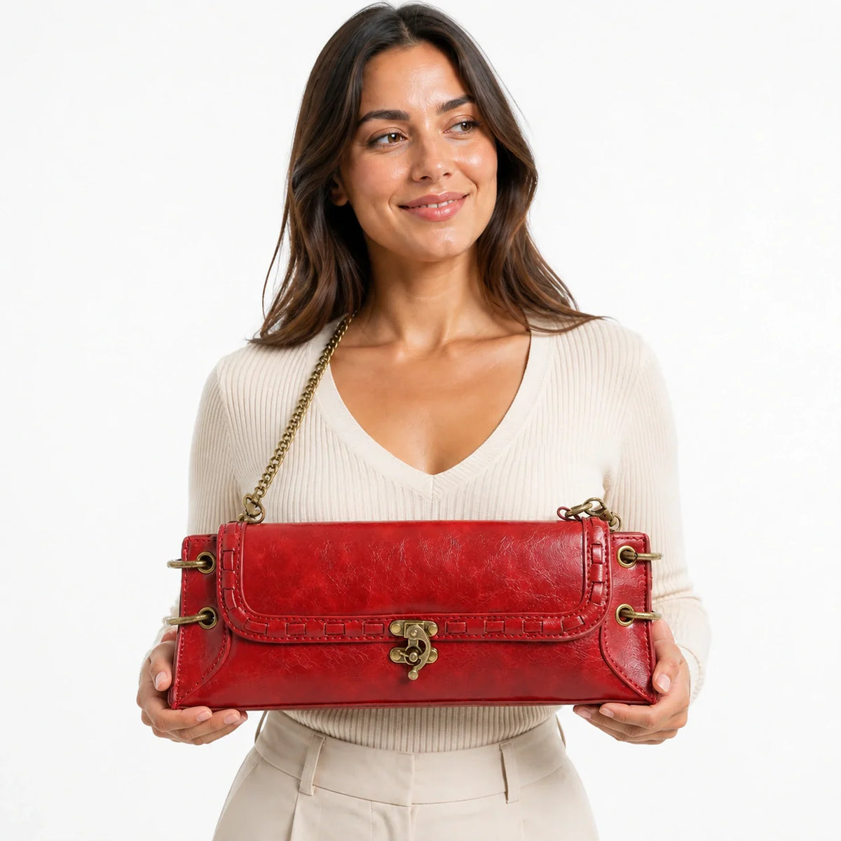 Mini Bag in Leather - Giselle