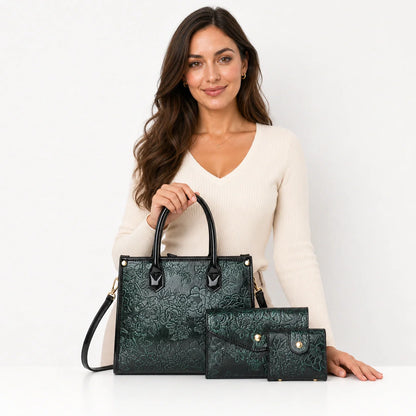 Embossed Leather Set - Vela