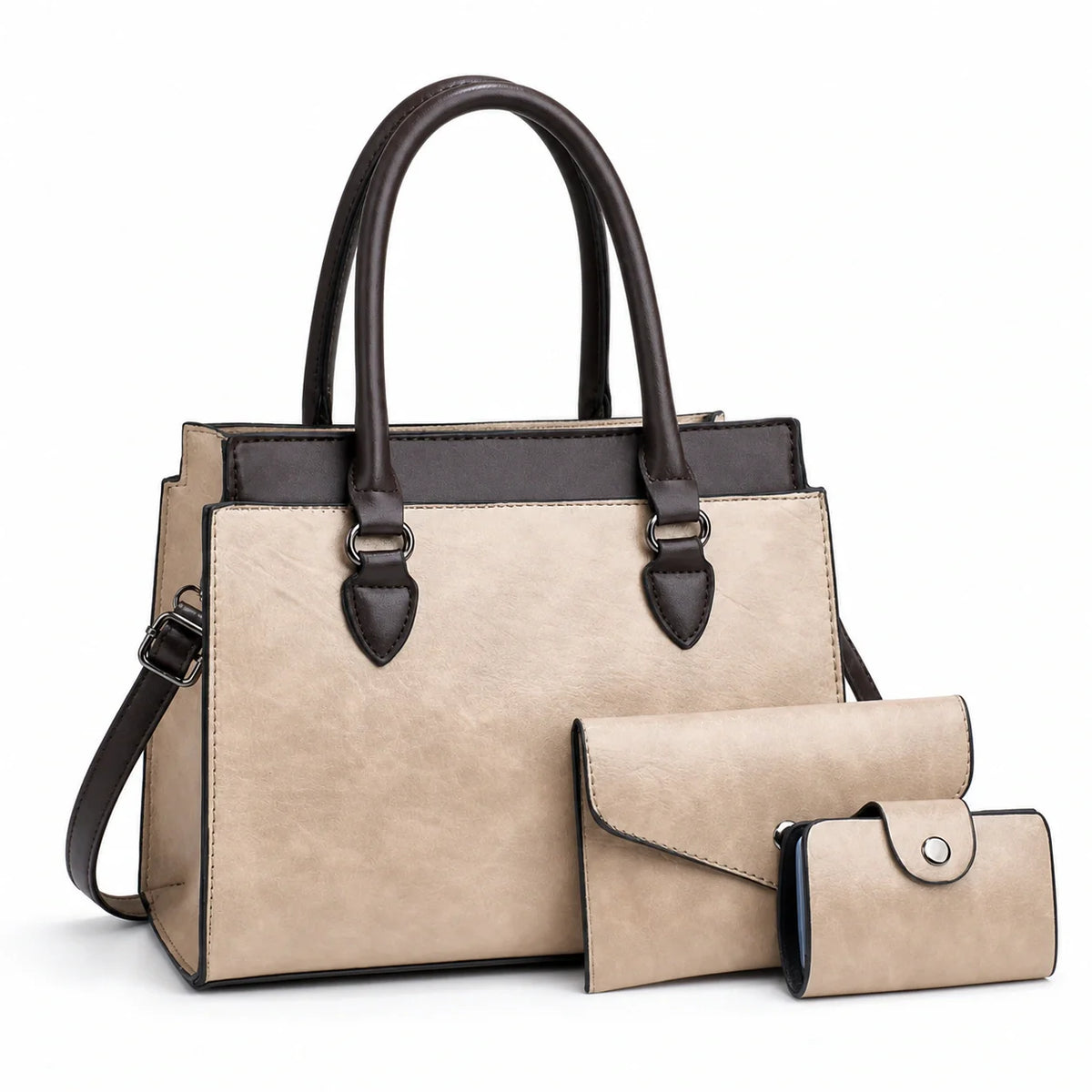 Leather Crossbody Set - Vela