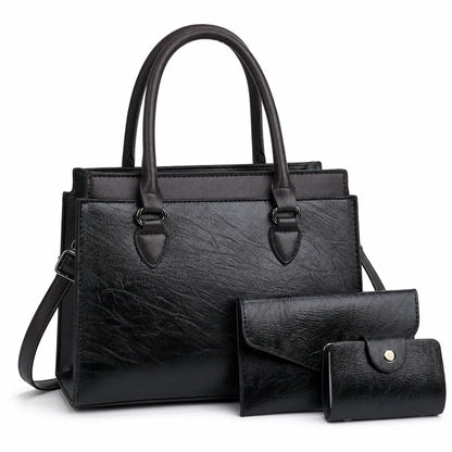 Leather Crossbody Set - Vela