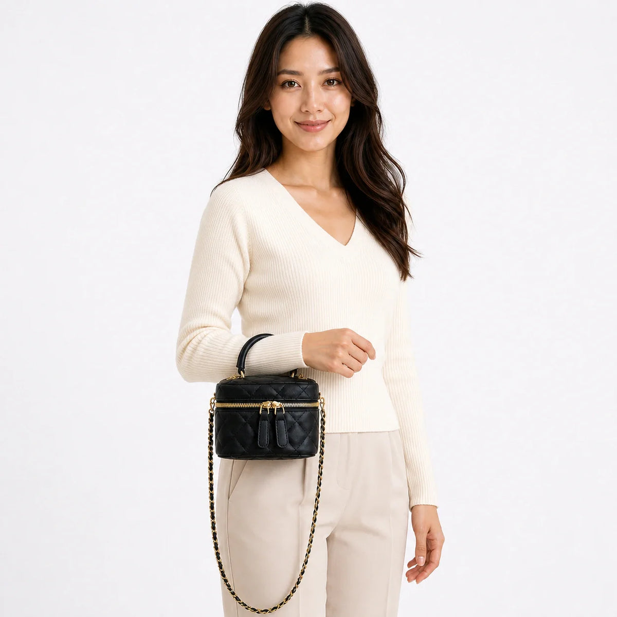 Mini Bag in Leather - Laure
