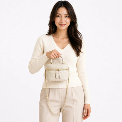 Mini Bag in Leather - Laure