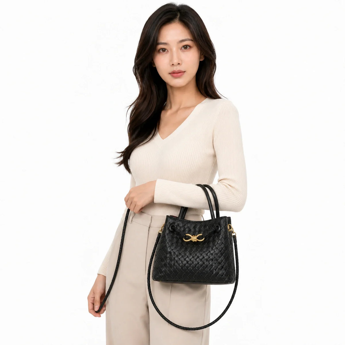Mini Bag in Leather - Bel