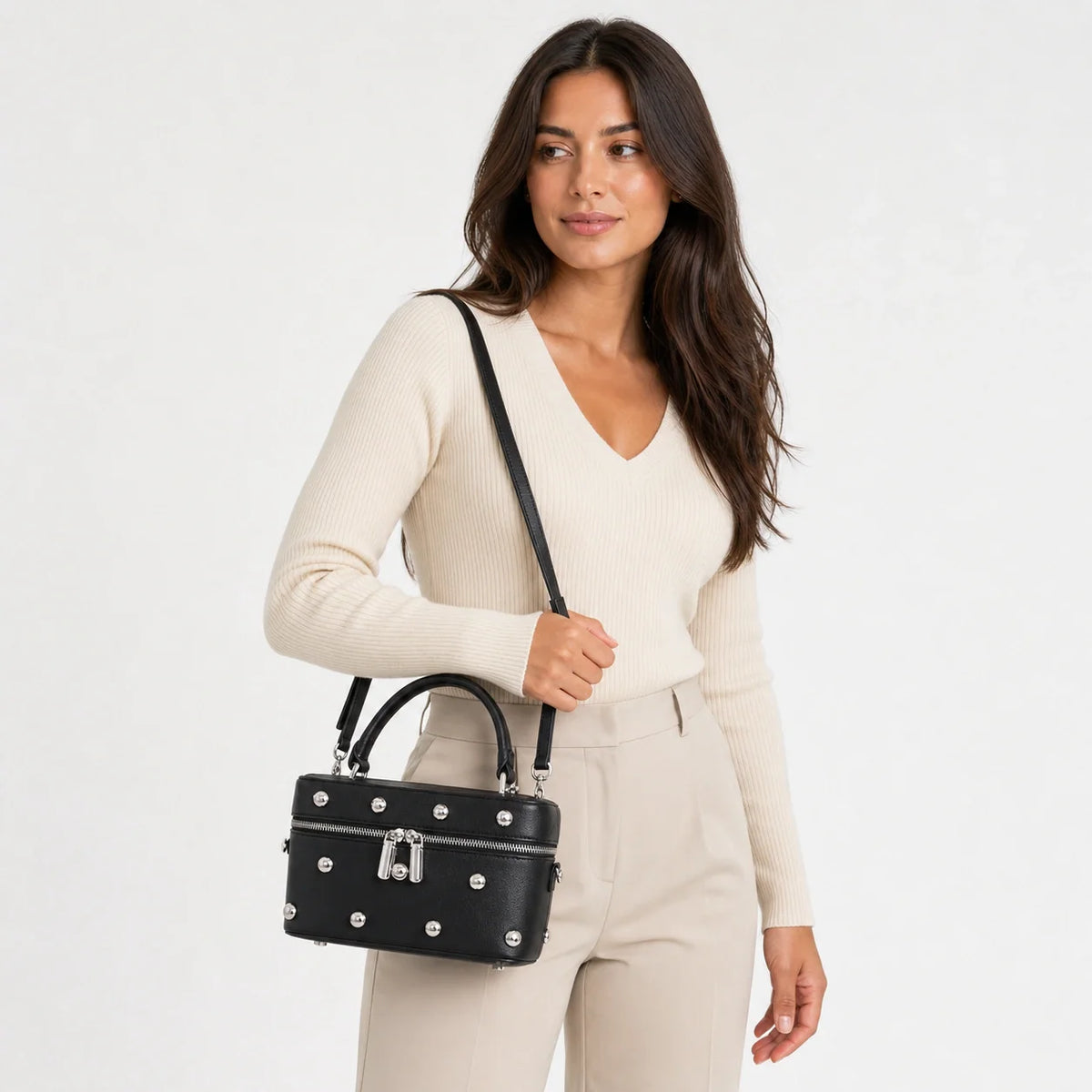 Mini Bag in Leather - Nadia