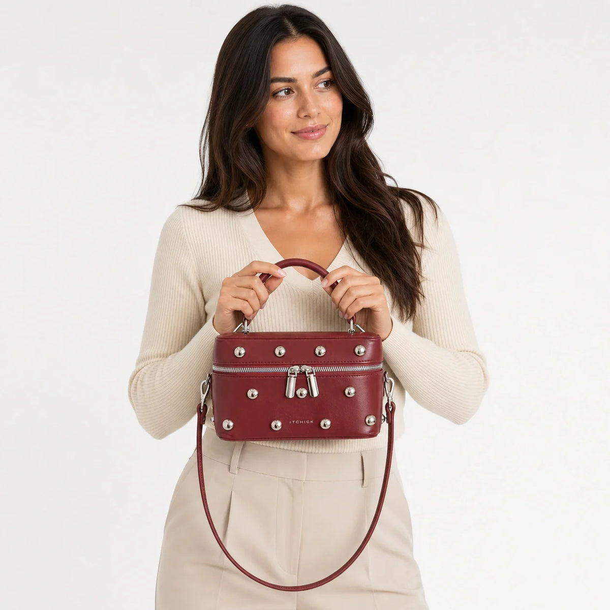 Mini Bag in Leather - Nadia