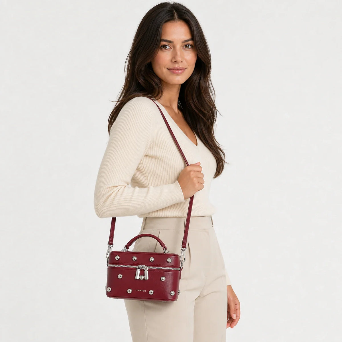 Mini Bag in Leather - Nadia