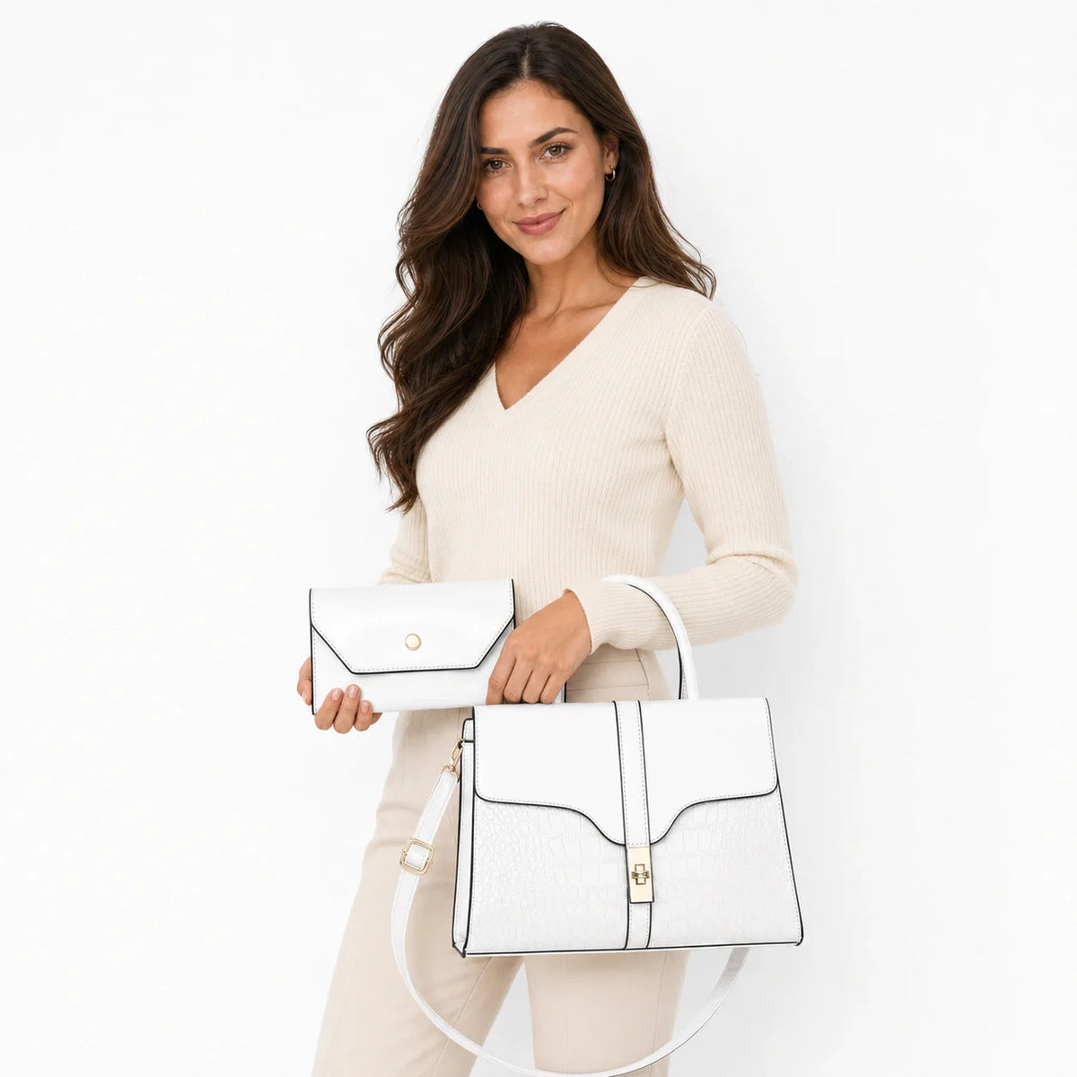Leather Sling & Crossbody Set - Aura