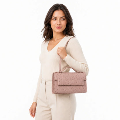 Mini Bag in Leather - Iris