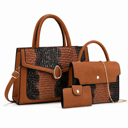 Leather Crossbody Bag Set - Kira