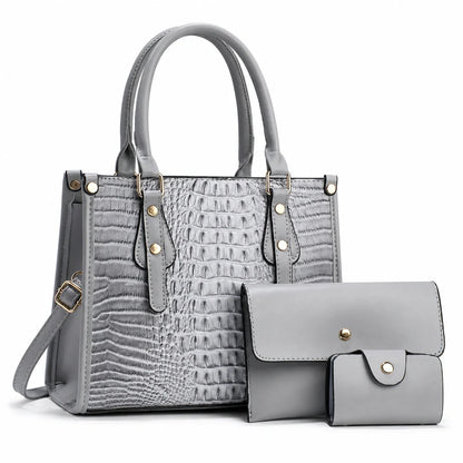 Leather 3-Piece Bag Set - Aura