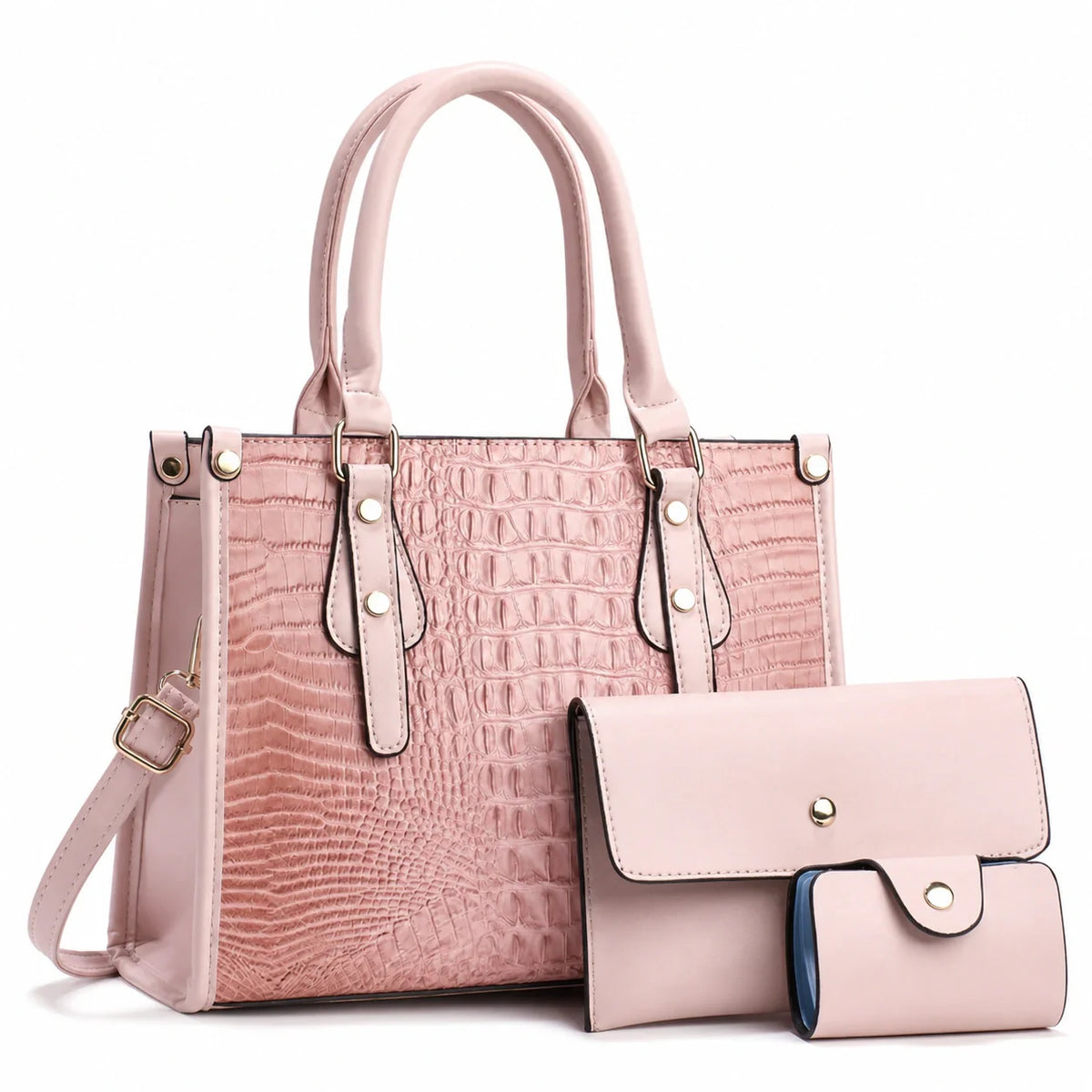 Leather 3-Piece Bag Set - Aura
