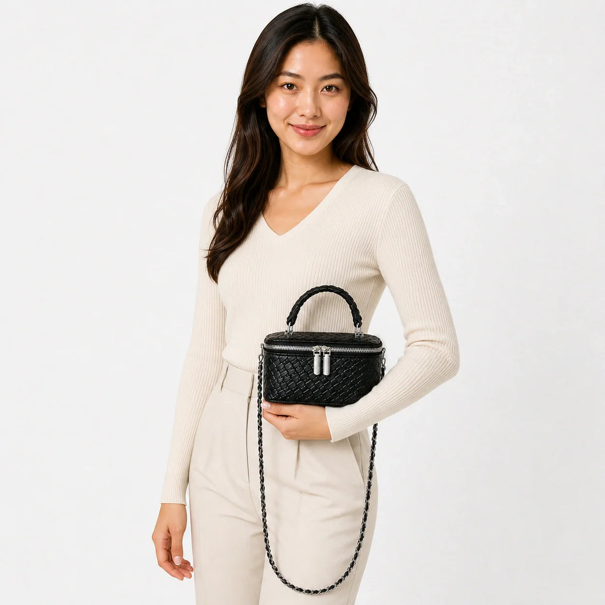 Mini Bag in Leather - Ninon