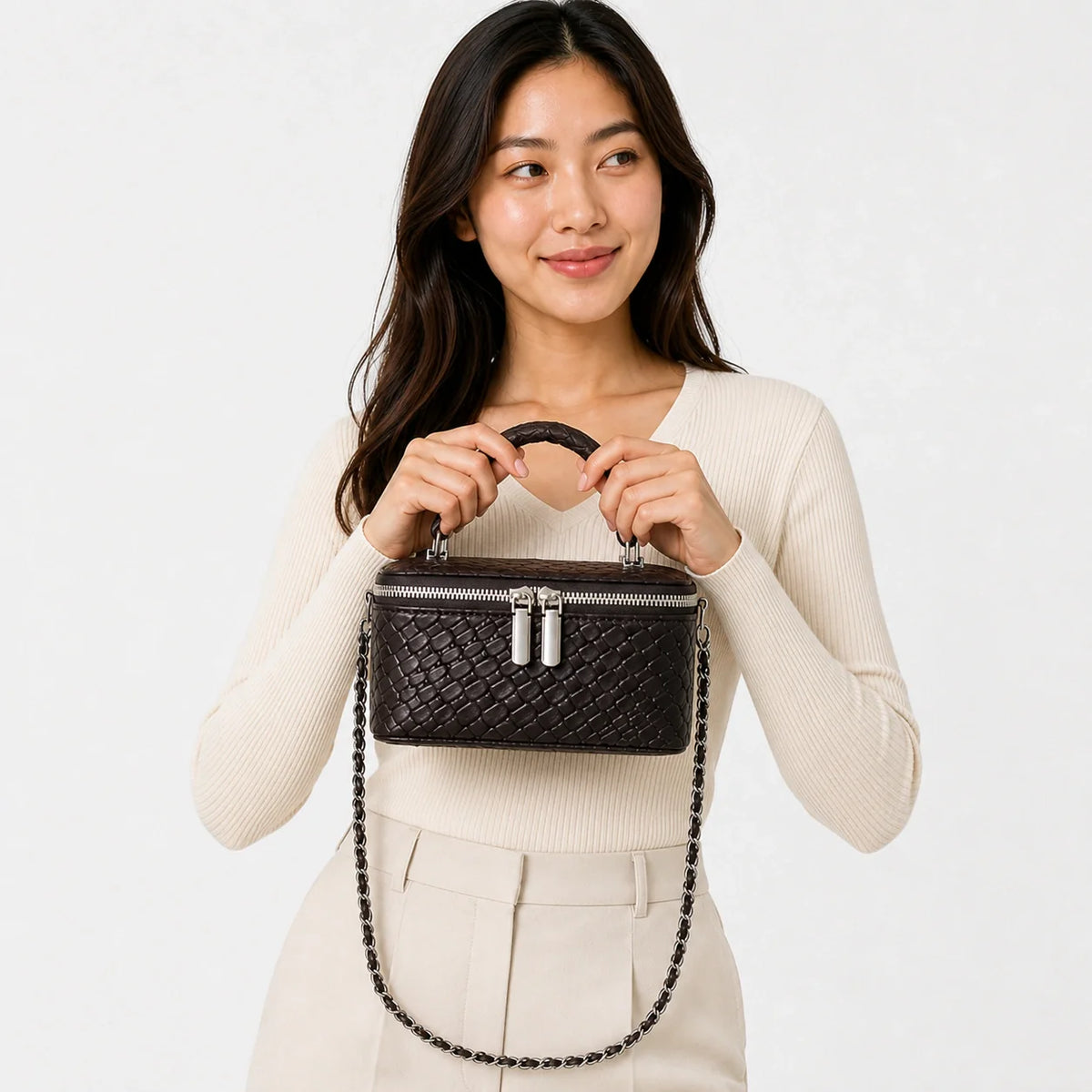 Mini Bag in Leather - Ninon
