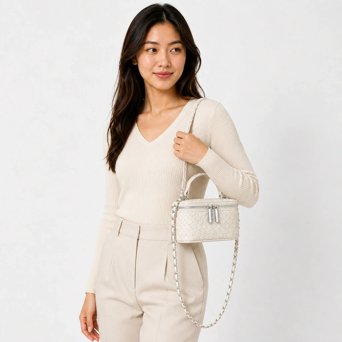 Mini Bag in Leather - Ninon