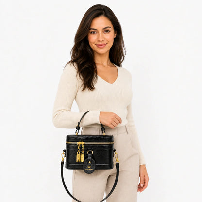 Mini Bag in Leather - Aura