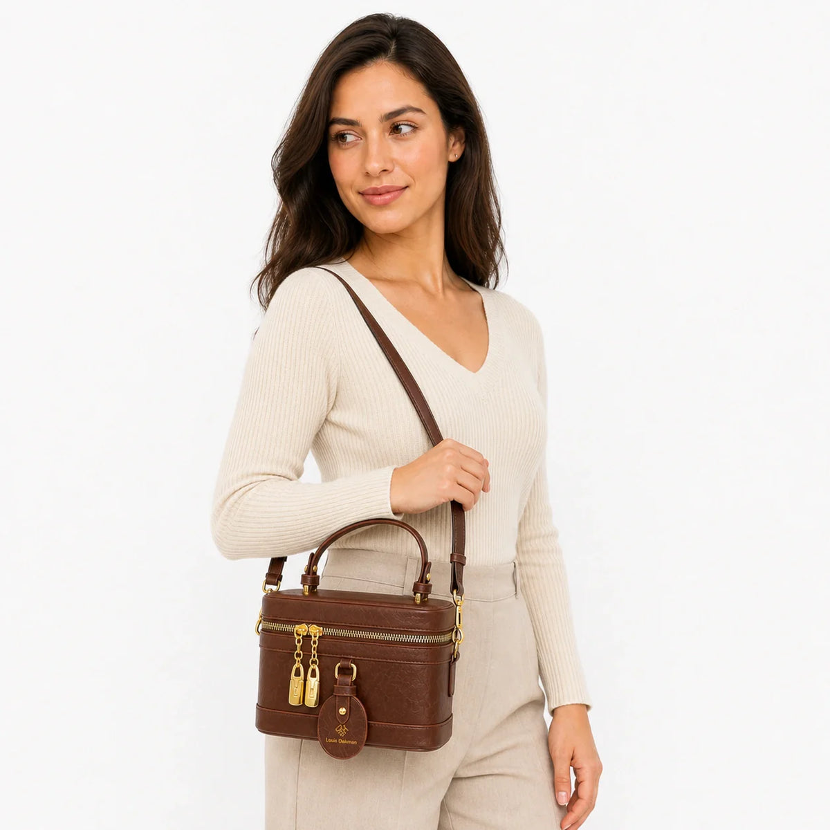 Mini Bag in Leather - Aura