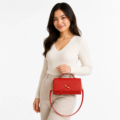 Mini Bag in Leather - Delphine
