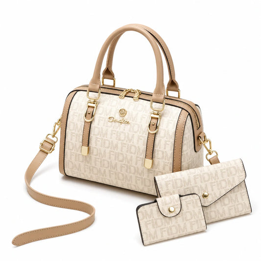 Boston Leather Bag - Vela Set