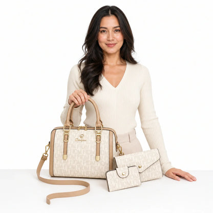 Boston Leather Bag - Vela Set