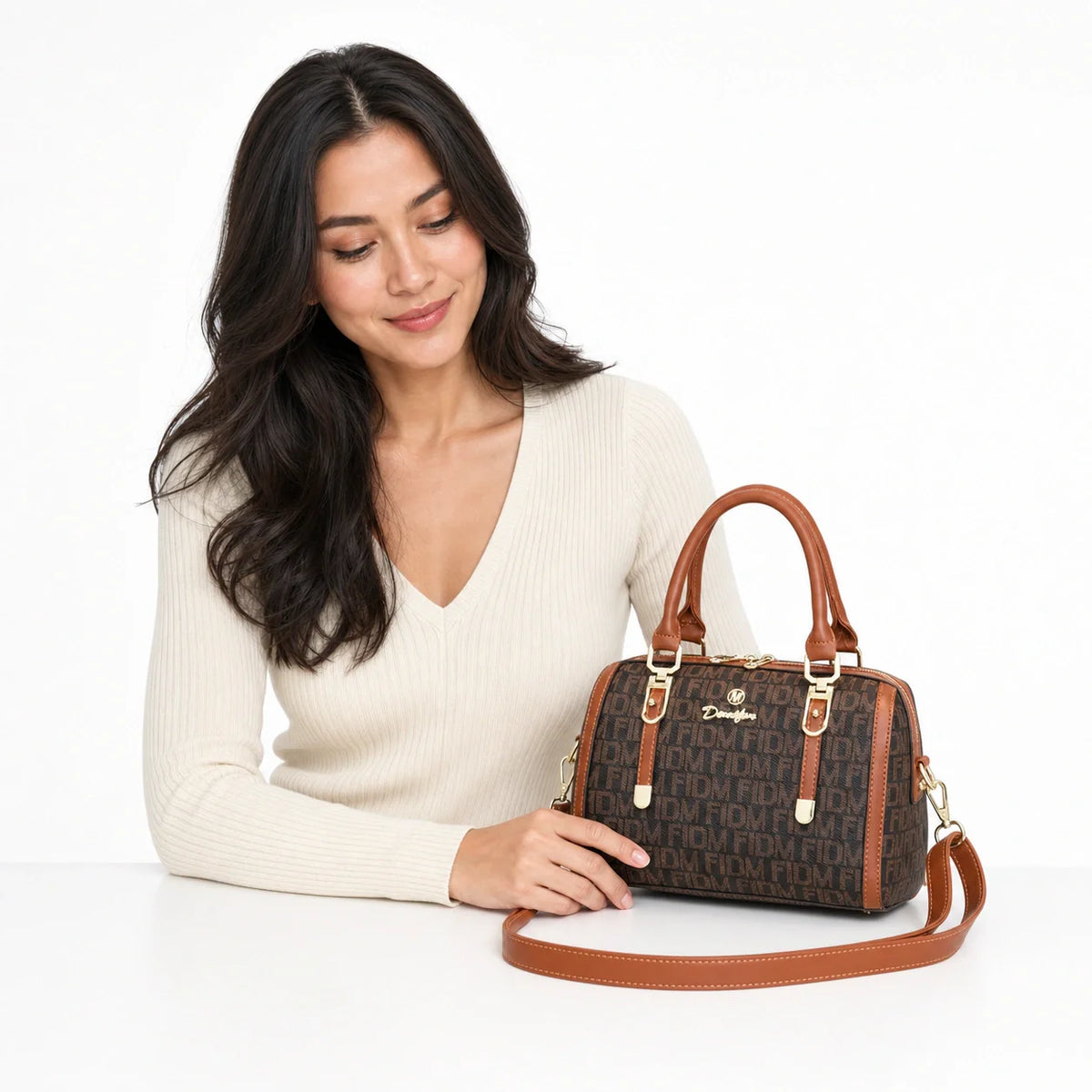 Boston Leather Bag - Vela Set