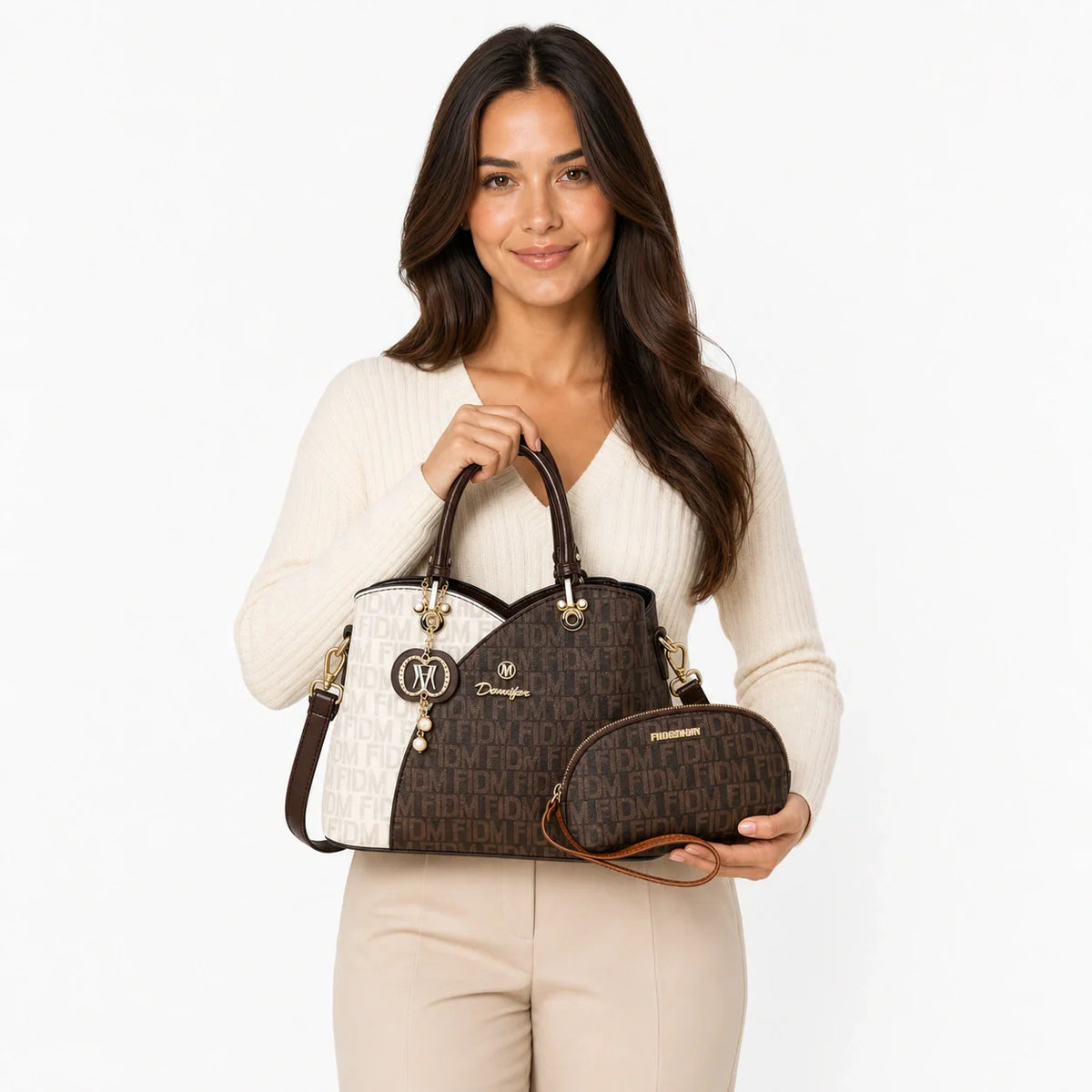 Leather Tote Set - Vela