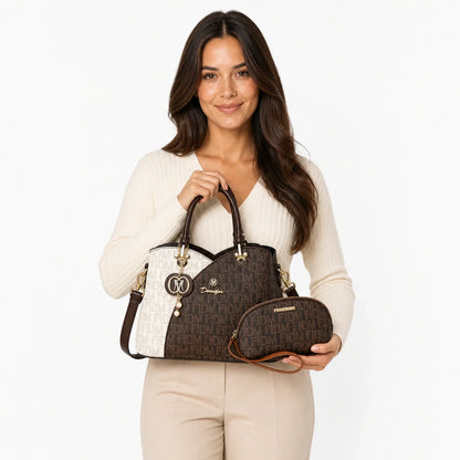Leather Tote Set - Vela