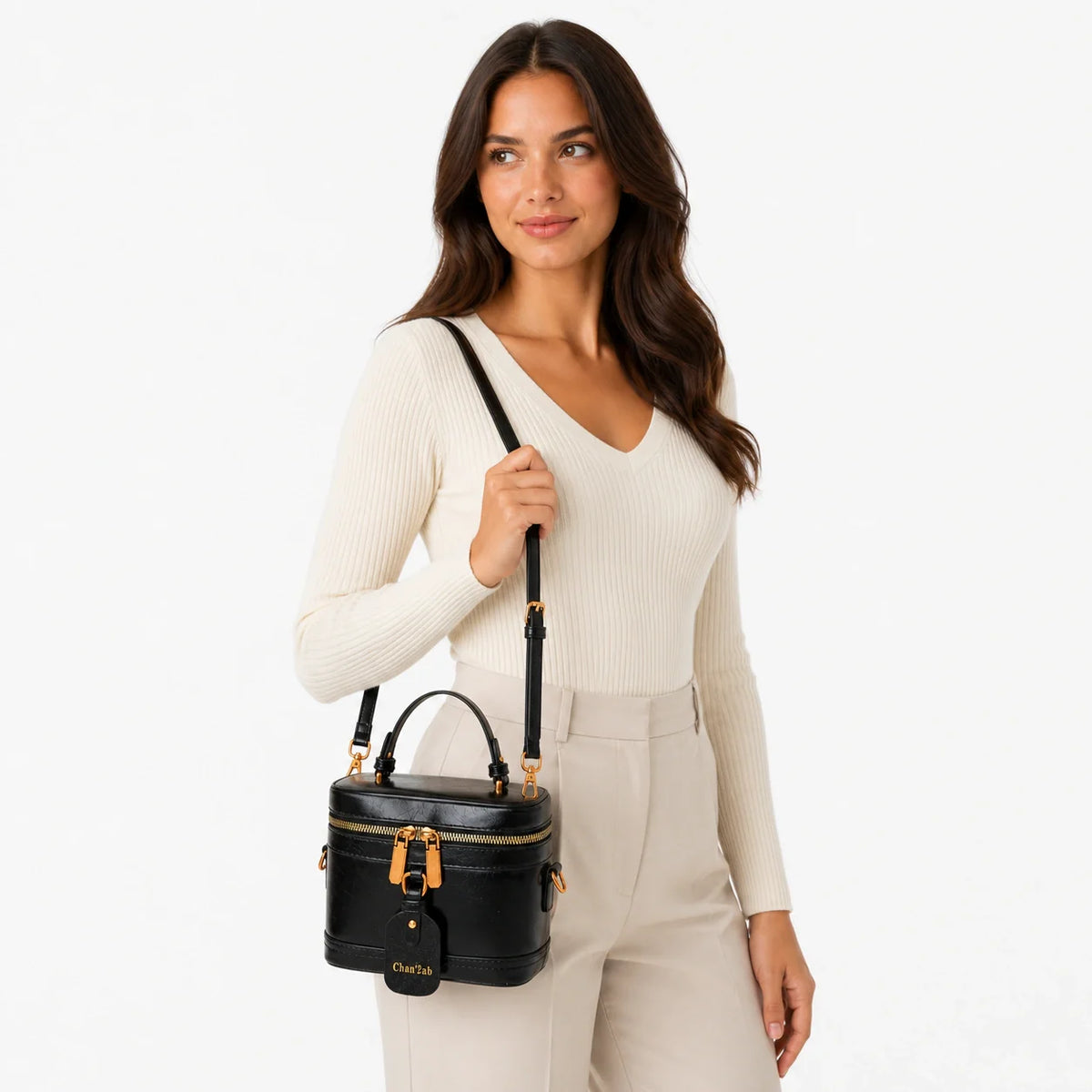 Mini Bag in Leather - Vela