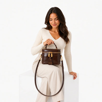 Mini Bag in Leather - Vela